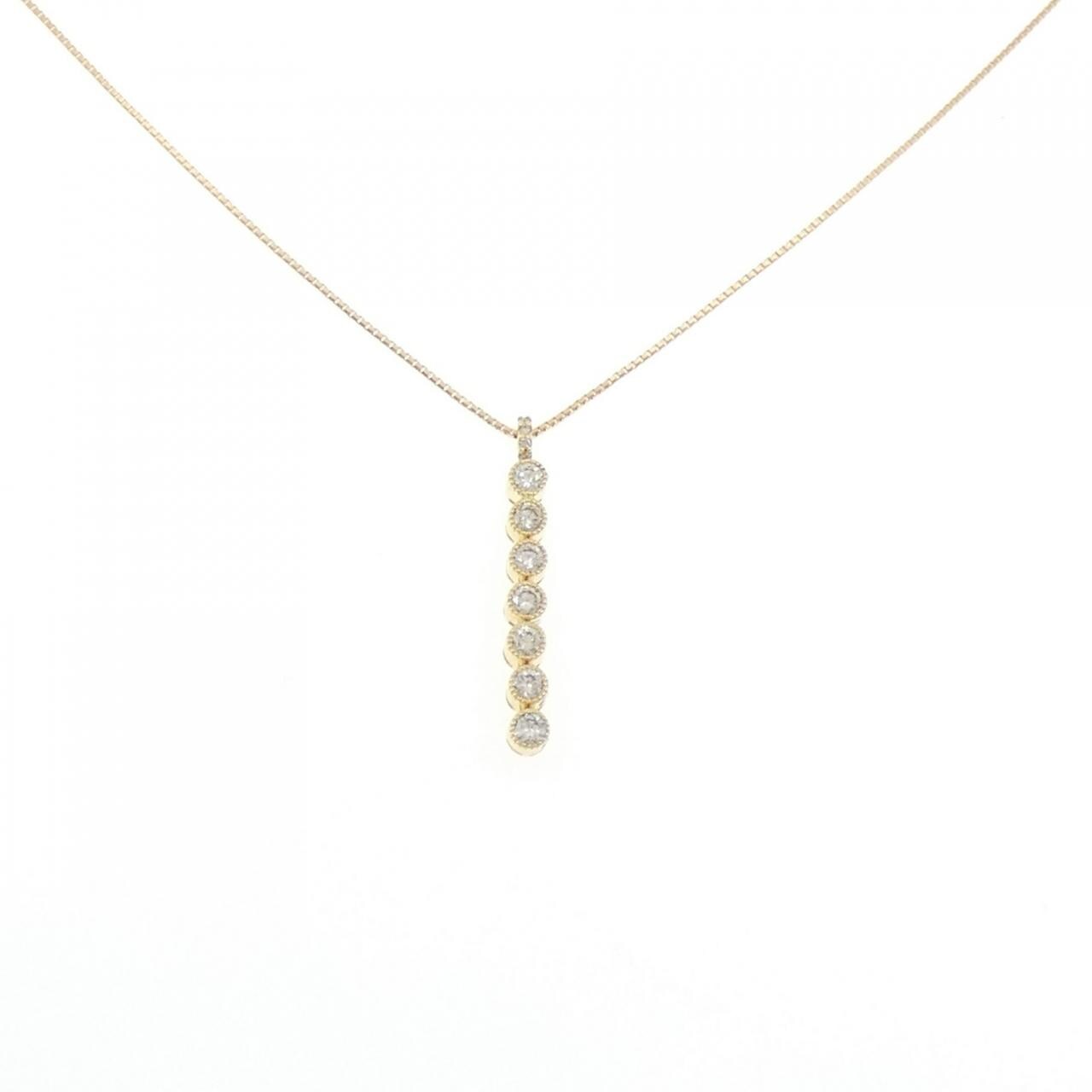 K18YG 2WAY ダイヤモンド ネックレス 0.50CT