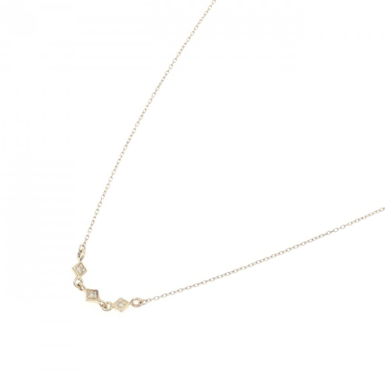 K10YG ダイヤモンド ネックレス