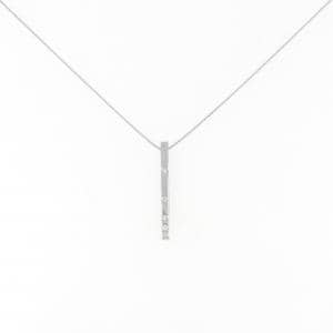 K18WG Diamond necklace