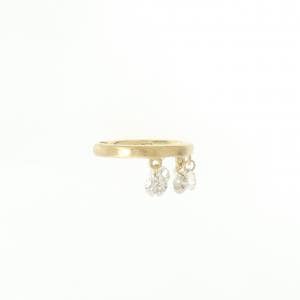 【新品】K18YG ダイヤモンド イヤーカフ 0.40CT 片耳