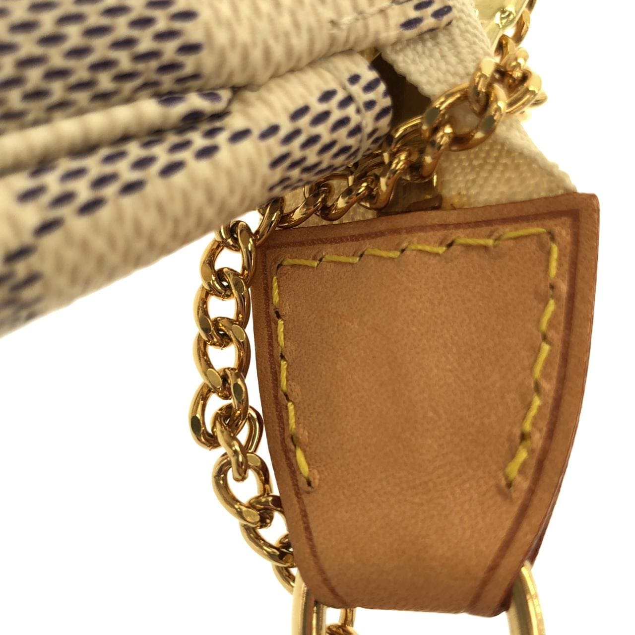 ルイヴィトン ダミエ アズール ミニ ポシェット アクセソワール N58010 アクセサリーポーチ