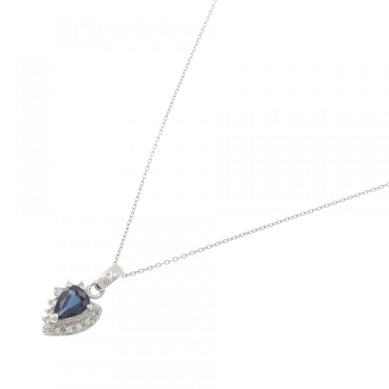 PT850 サファイヤ ネックレス 0.83CT