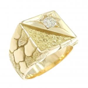 K18YG ダイヤモンド リング 0.347CT