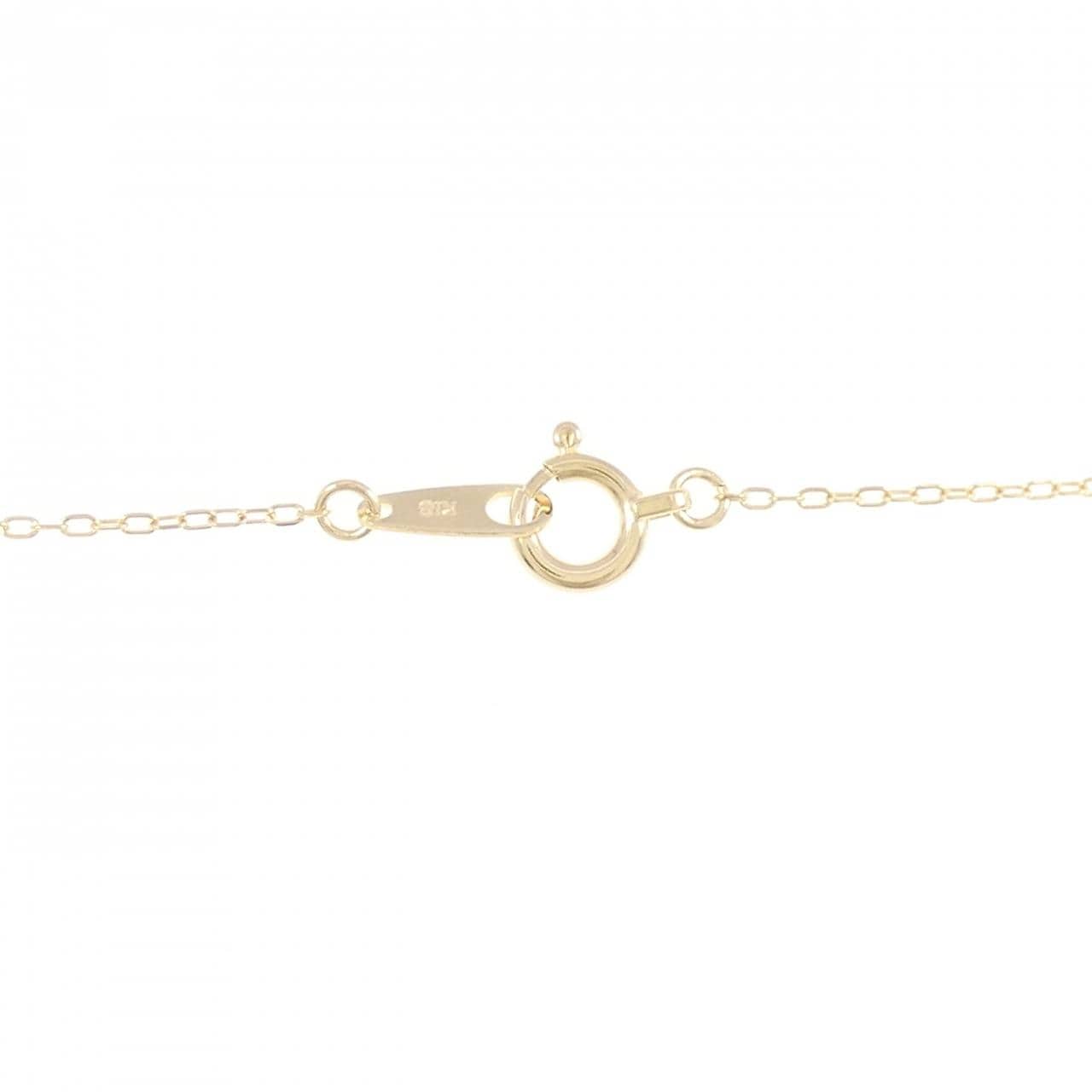 K18YG クロス ダイヤモンド ネックレス 0.50CT