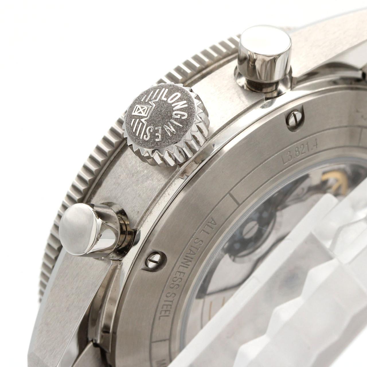 ロンジン スピリットフライバック L3.821.4.93.6 SS 自動巻