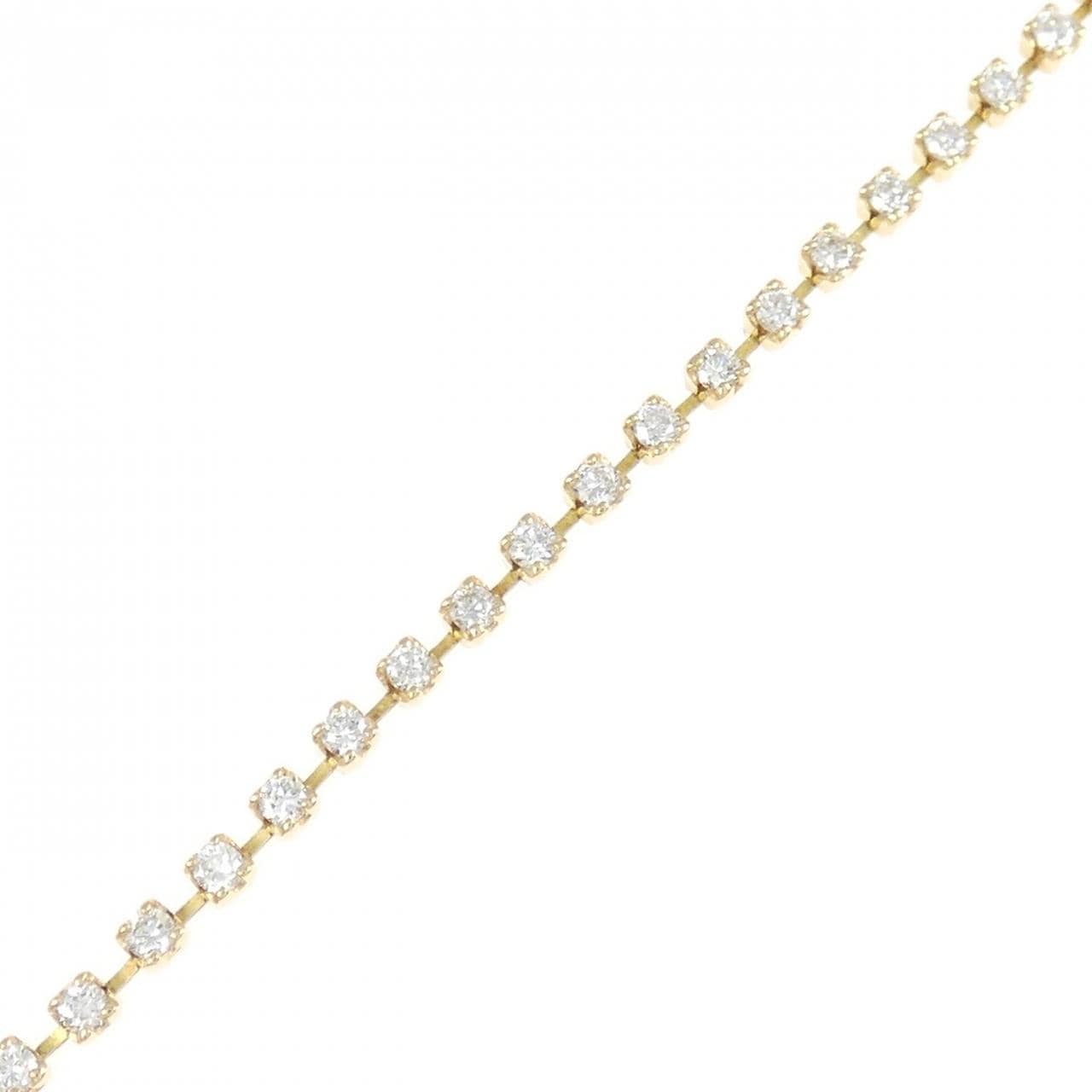 K18YG ダイヤモンド ブレスレット 1.00CT