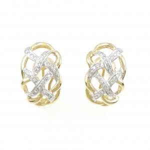 K18YG/K18WG Diamond earrings 0.72CT