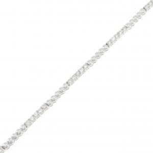 K18WG ダイヤモンド ブレスレット 1.00CT