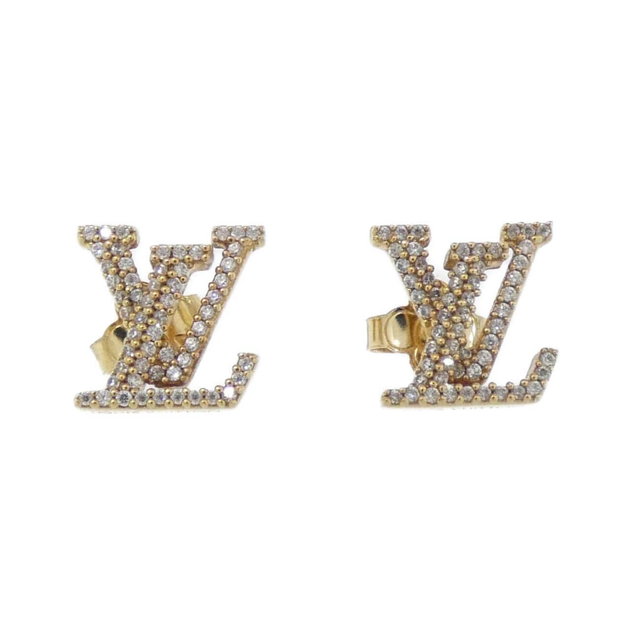 ルイヴィトン ピアス LVアイコニック ストラス M00609 ピアス