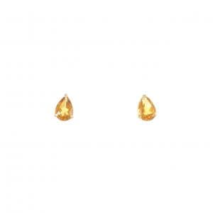 K18YG シトリン ピアス 1.20CT