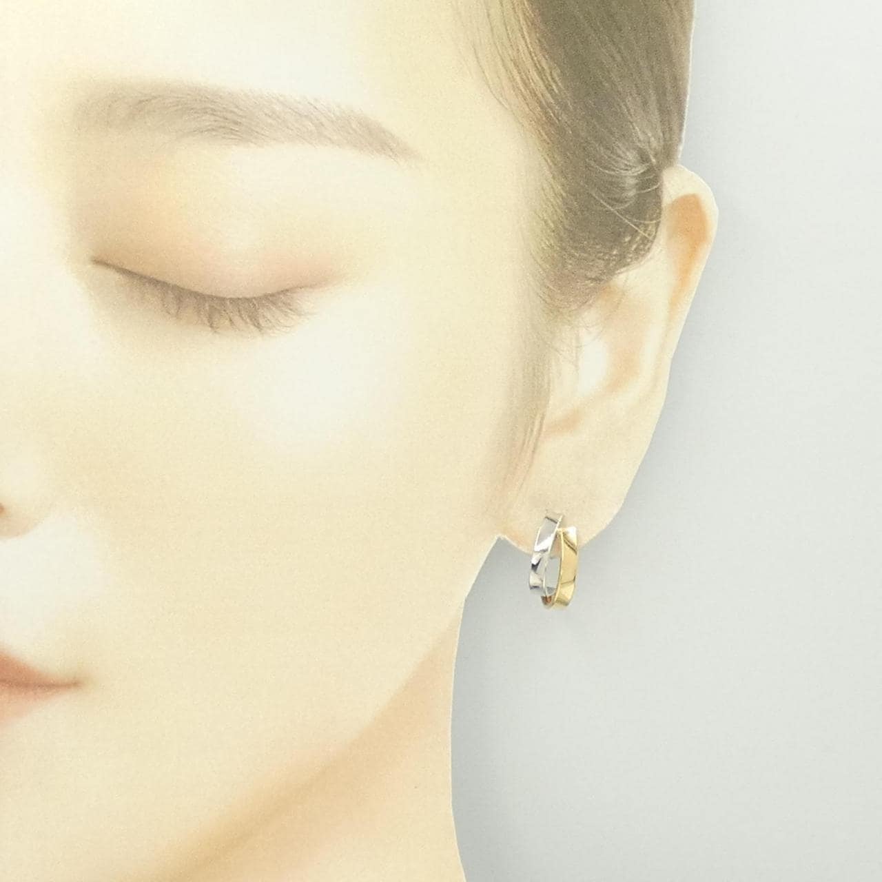 [BRAND NEW] K18YG/K14WG earrings