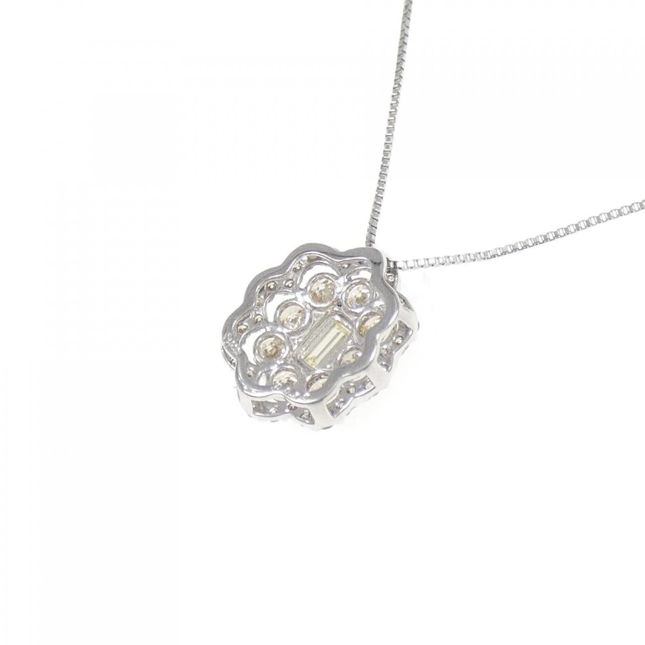 【新品】PT ダイヤモンド ネックレス 0.68CT