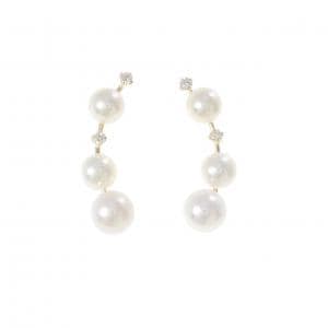 【新品】K18YG アコヤパール ピアス