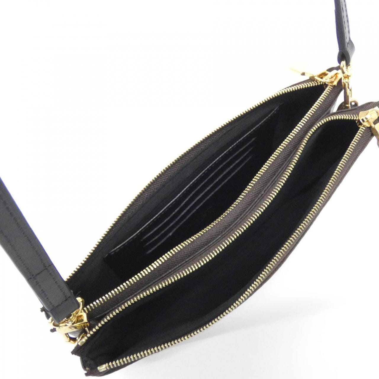 ルイヴィトン モノグラム ジャイアント ポシェット ドゥーブル ジップ M69203 ショルダーバッグ