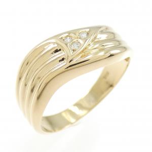 K18YG ダイヤモンド リング 0.03CT