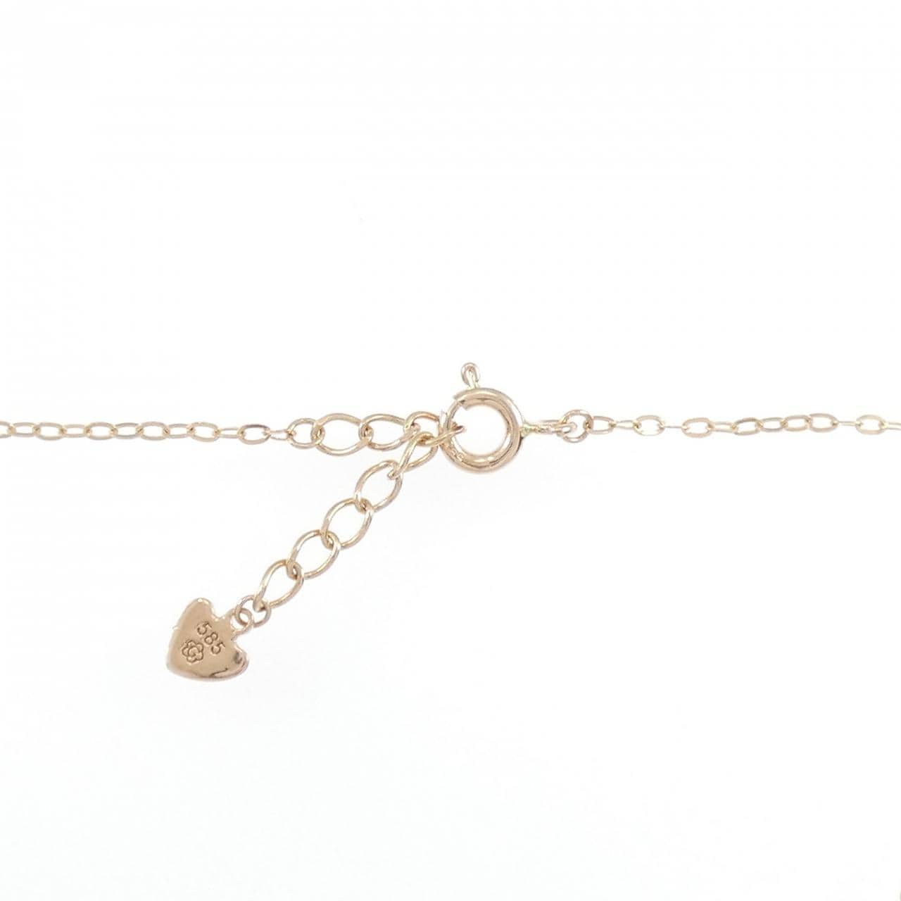 585PG ハート キュービック アンクレット