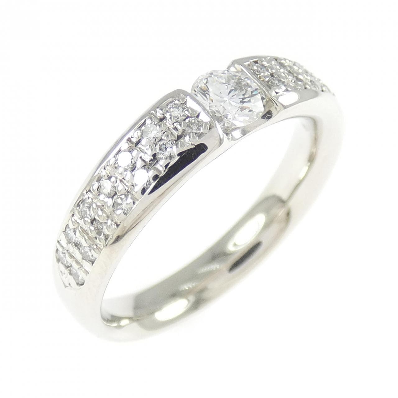 PT950 ダイヤモンド リング 0.22CT