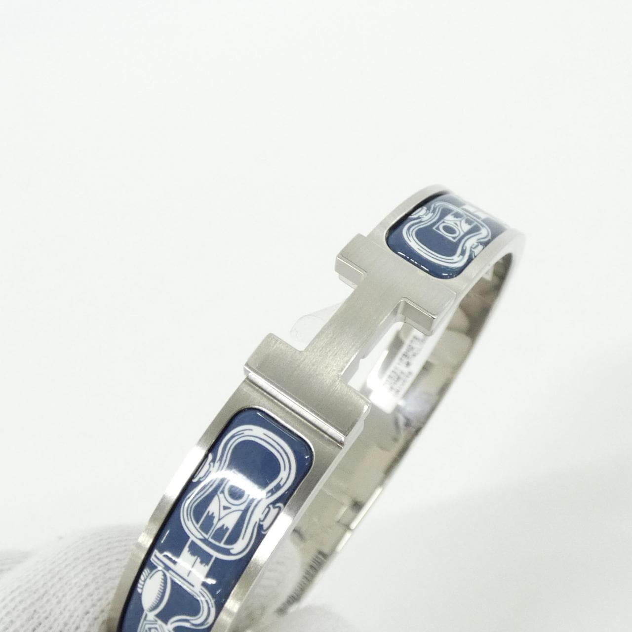 【未使用品】エルメス HERMES METALLIQUE クリック アッシュアッシュ 705311FB ブレスレット