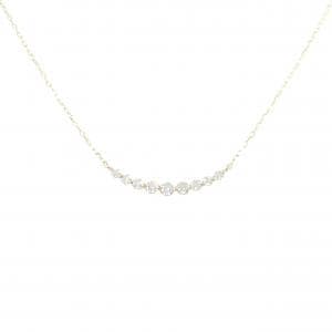 K18YG ダイヤモンド ネックレス 0.20CT