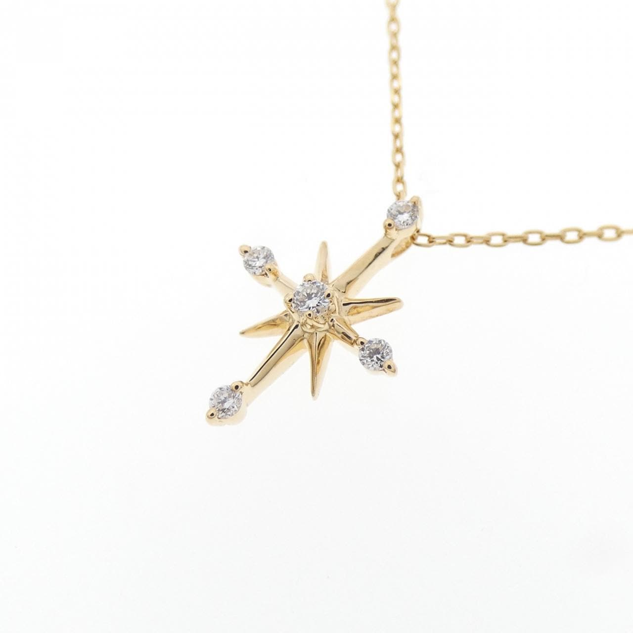 STAR JEWELRY十字星項鍊 0.04CT
