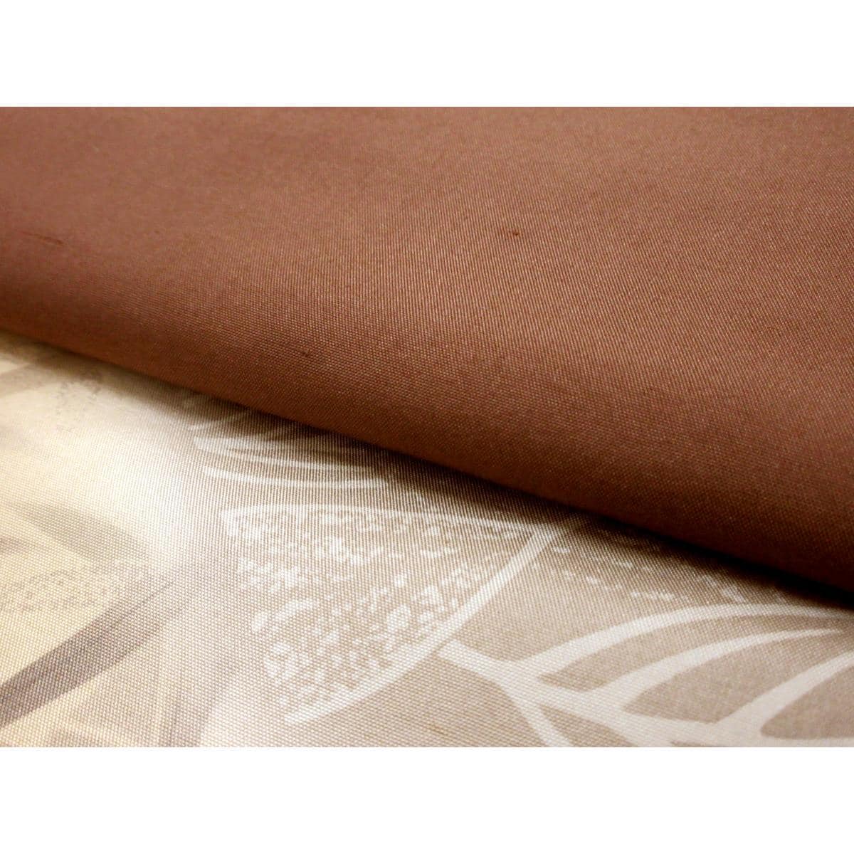 上門服繭綢織柿澀染