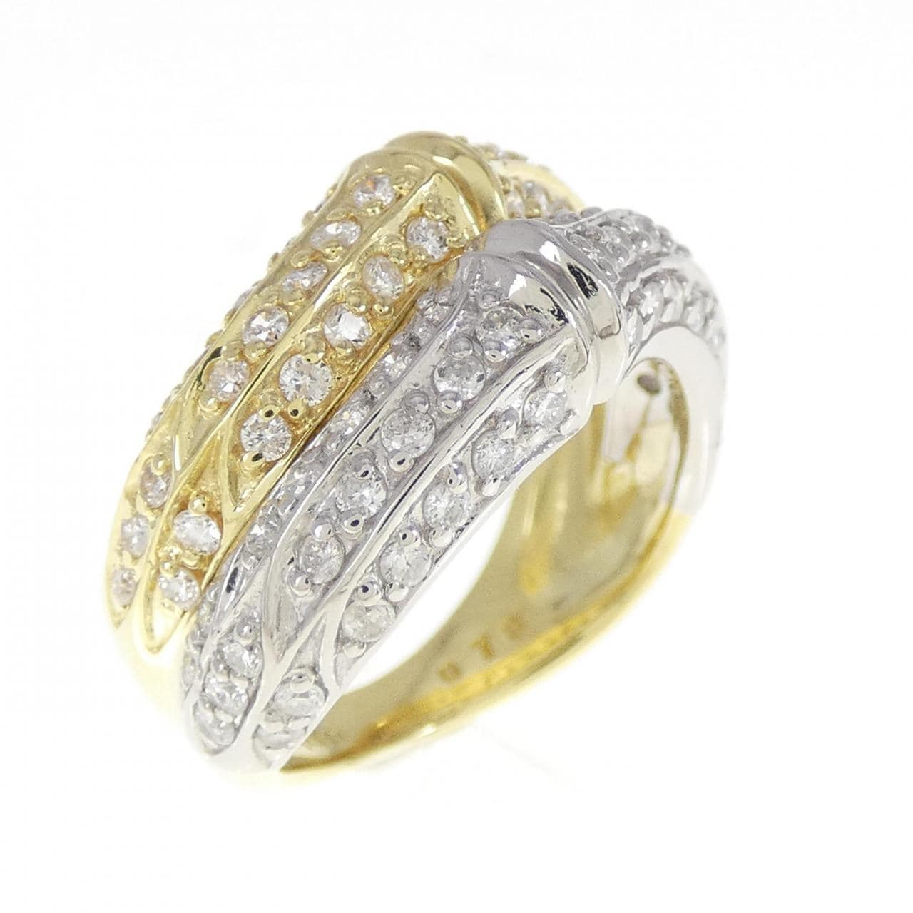 K18YG/PT钻石0.78CT