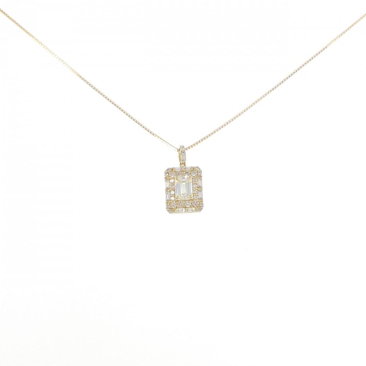 [BRAND NEW] K18YG Diamond Necklace 0.39CT
