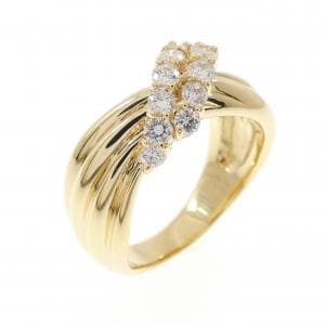 K18YG ダイヤモンド リング 0.52CT