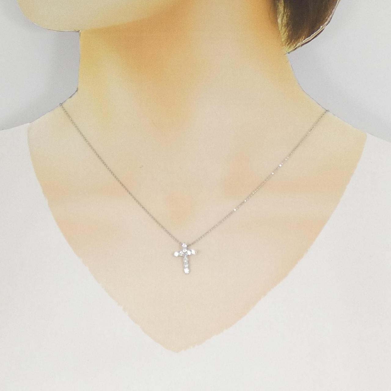 PT900/PT850 十字钻石项链 0.50CT