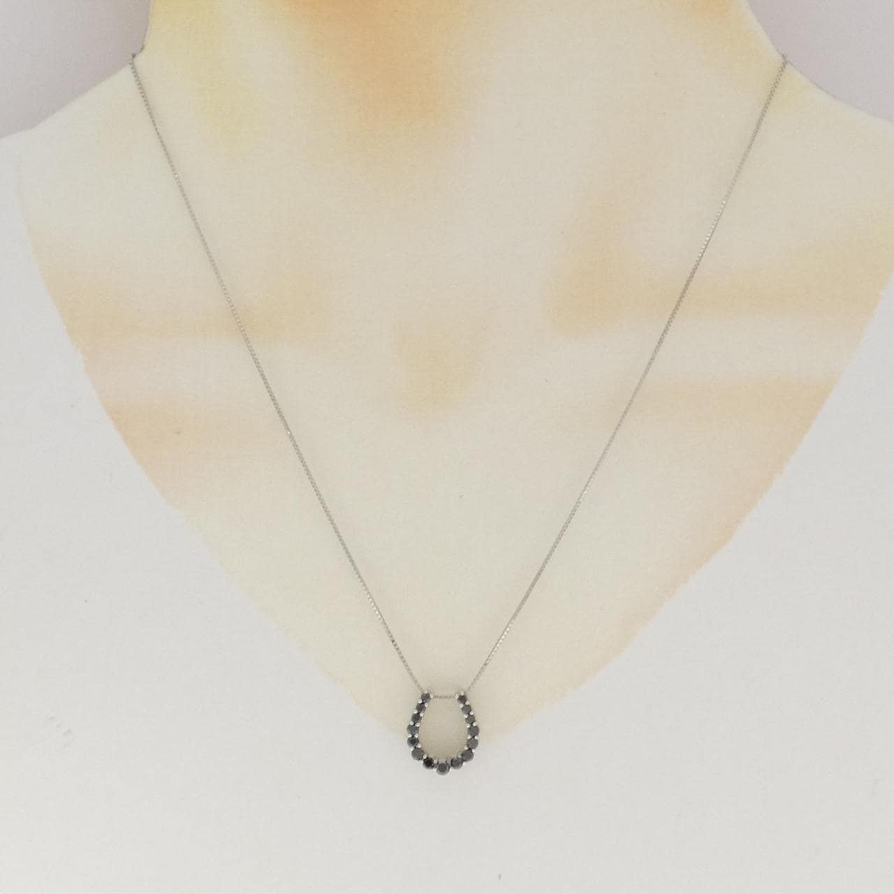 PT900/PT850 ホースシュー ダイヤモンド ネックレス 0.50CT