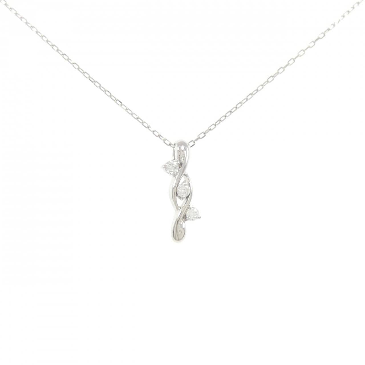 PT850 ダイヤモンド ネックレス 0.11CT