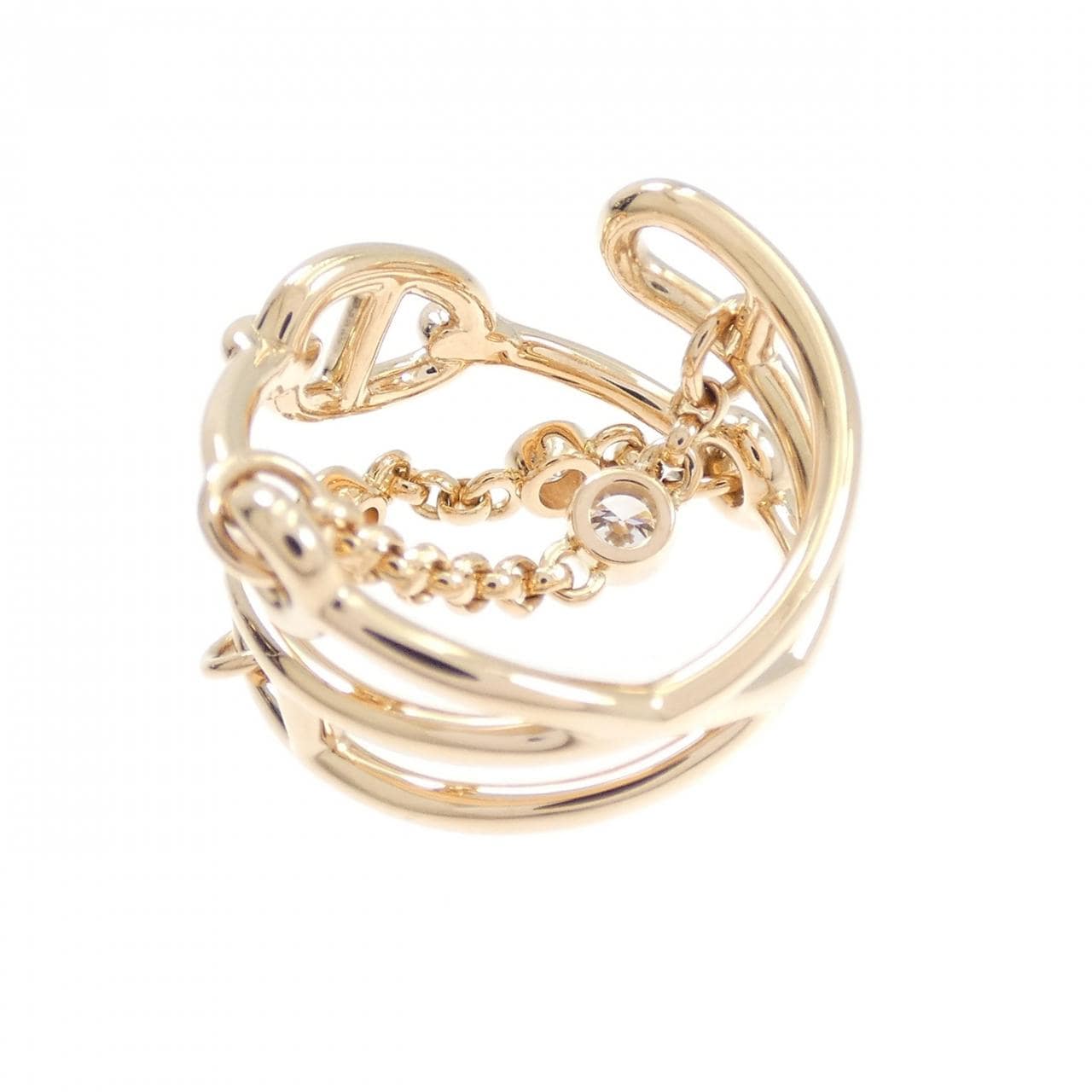 エルメス シェーヌダンクル カオス リング 0.1CT