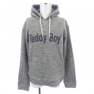 DSQUARED ディースクエアード カーディガン 上り S 紺xグレー等 【古着  