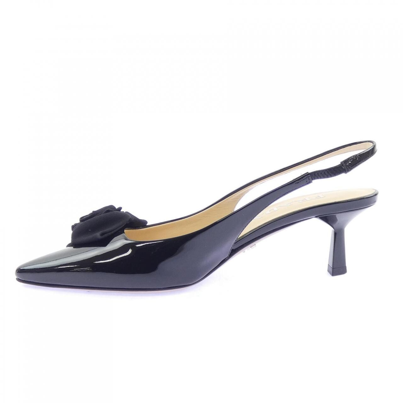 プラダ PRADA トライアングルロゴ スリングバック 1I174N パンプス