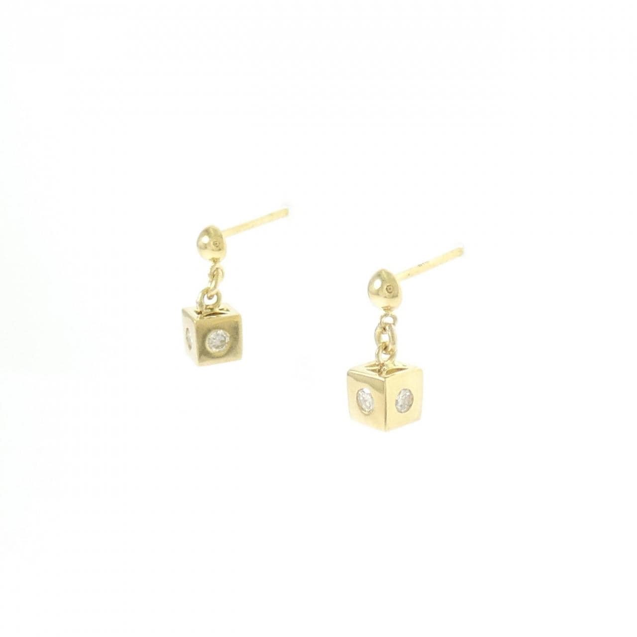 K18YG ダイヤモンド ピアス 0.32CT