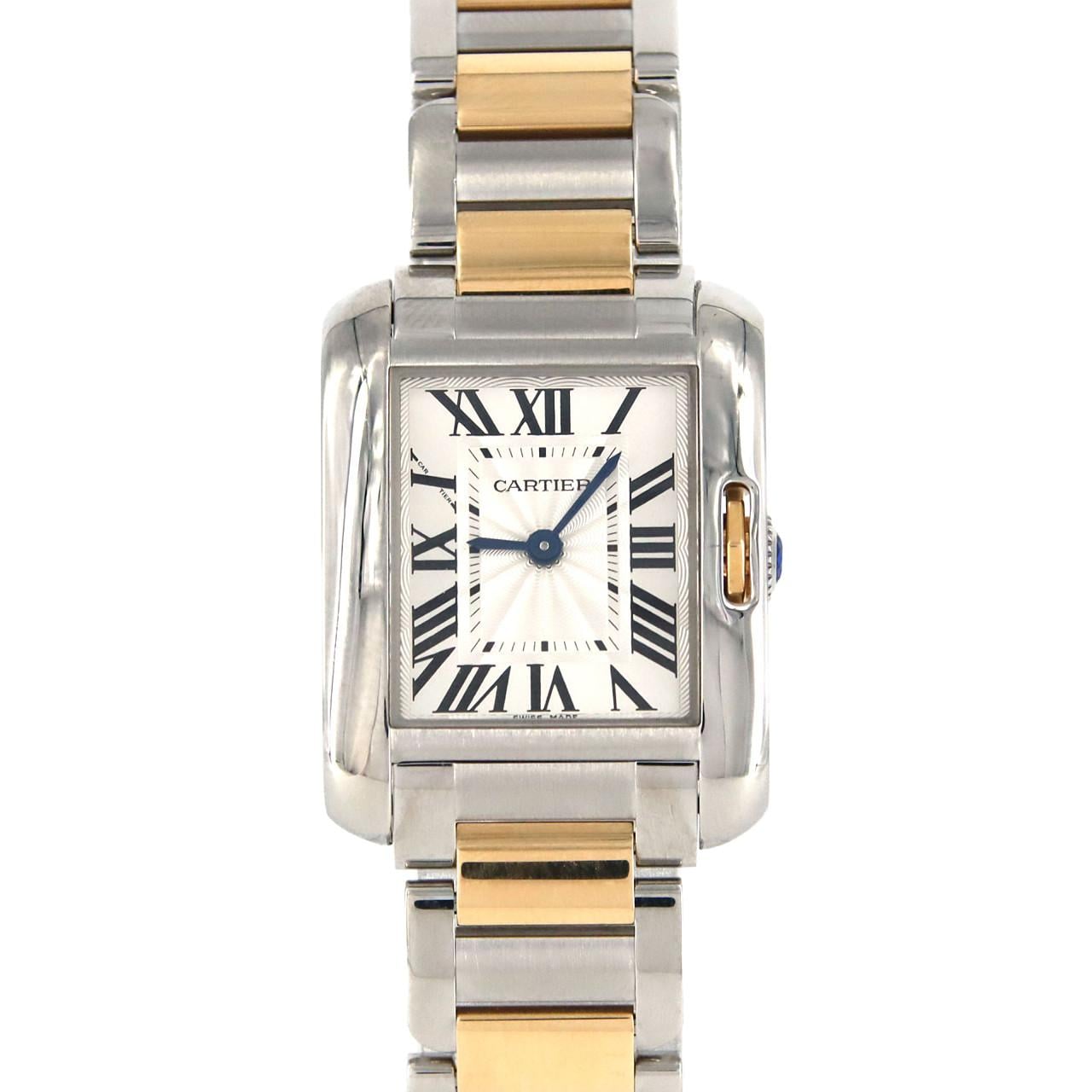 Cartier Tank Anglaise SM Combi W5310046 SSxYG石英