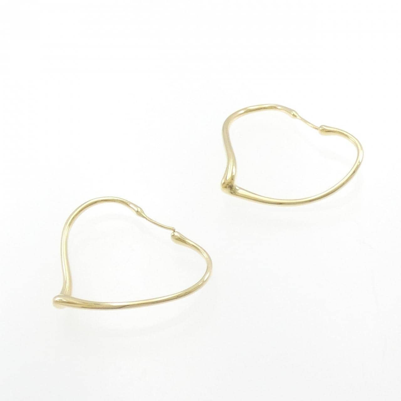 TIFFANY open heart hoop earrings