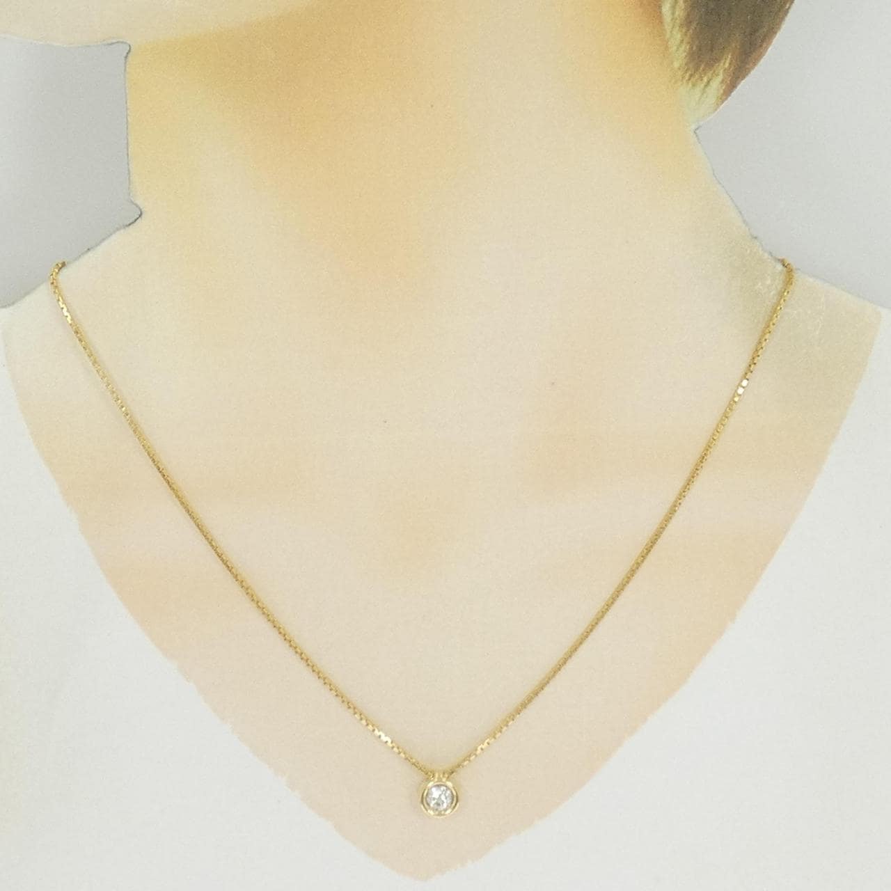K18YG ダイヤモンド ネックレス 0.51CT