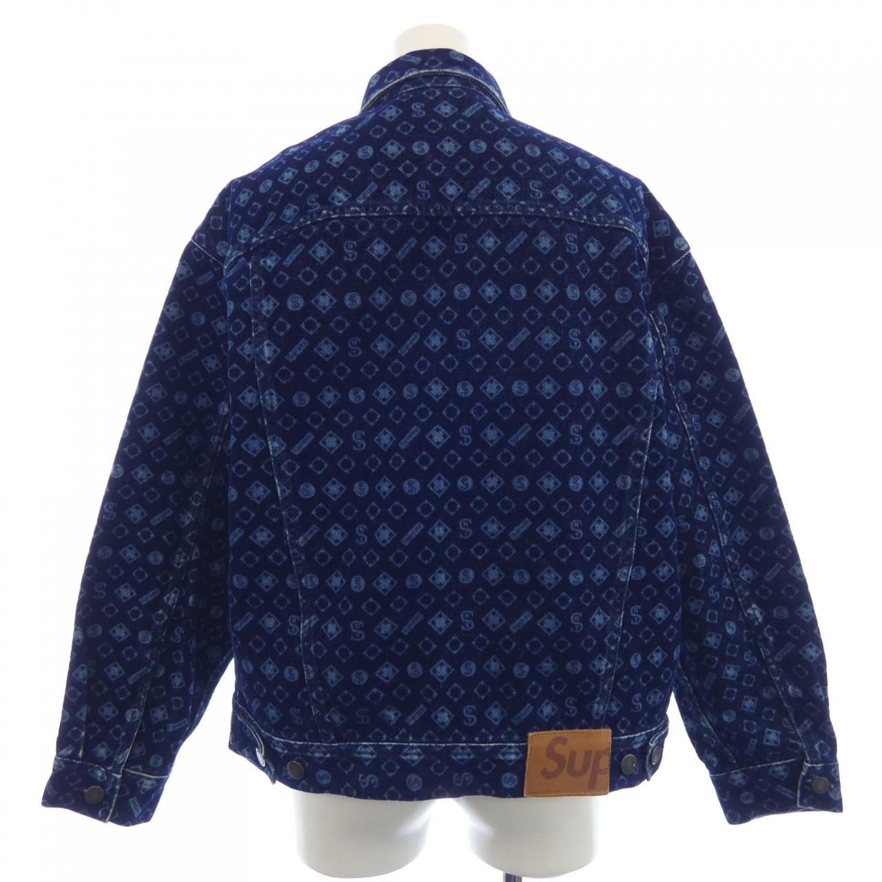 シュプリーム SUPREME FLOCKED DENIM TRUCKER デニムジャケット