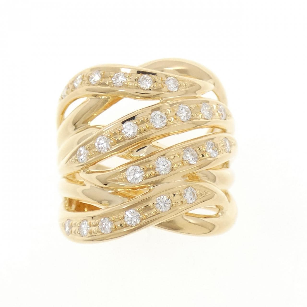 K18YG ダイヤモンド リング 0.40CT