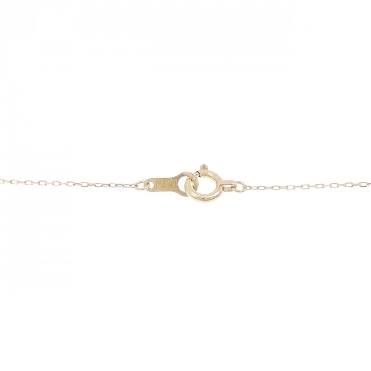 K10YG カラーストーン ネックレス