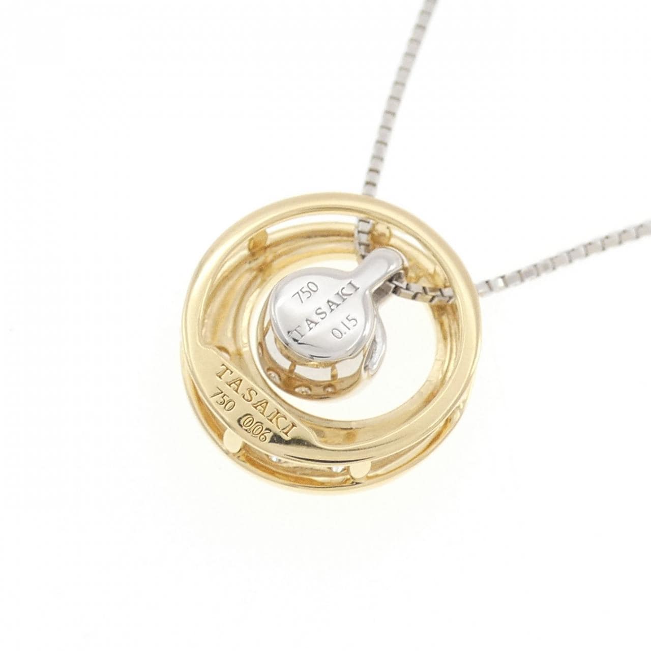 タサキ ダイヤモンド ネックレス 0.15CT