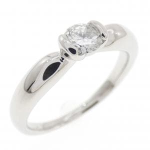 PT950 ソリティア ダイヤモンド リング 0.258CT