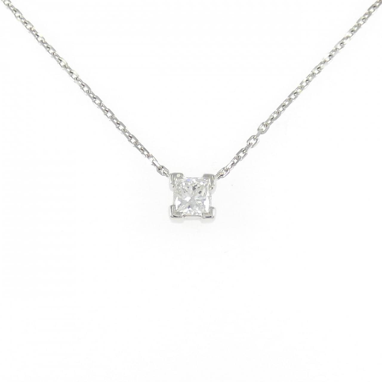 PT900/PT850 ダイヤモンド ネックレス 0.364CT F VVS2 ファンシーカット