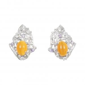 イリクラヤスシ オパールキャッツアイ ピアス 1.92CT