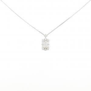 【新品】PT900/PT850 ダイヤモンド ネックレス 0.16CT