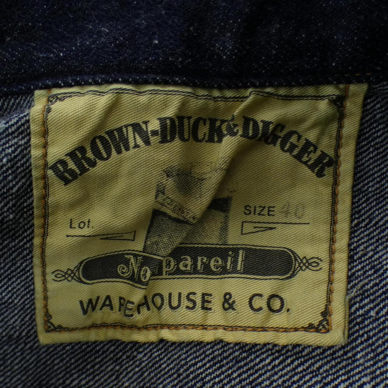 ウェアハウス WARE HOUSE 38-18-0183-386-78-20 デニムジャケット