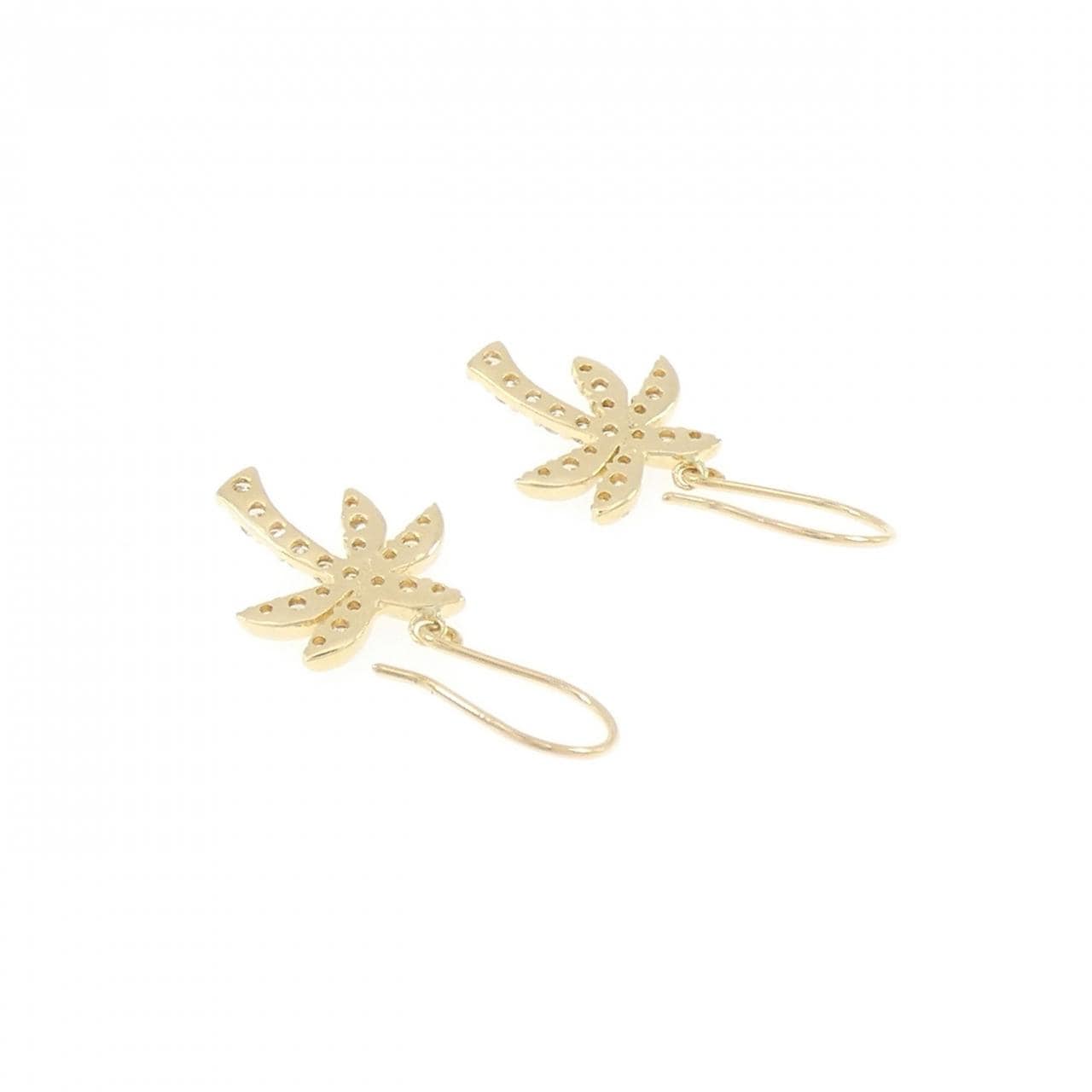 K18YG ダイヤモンド ピアス 0.70CT