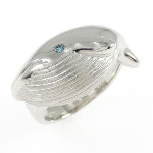 PT900 クジラ ダイヤモンド リング 0.02CT