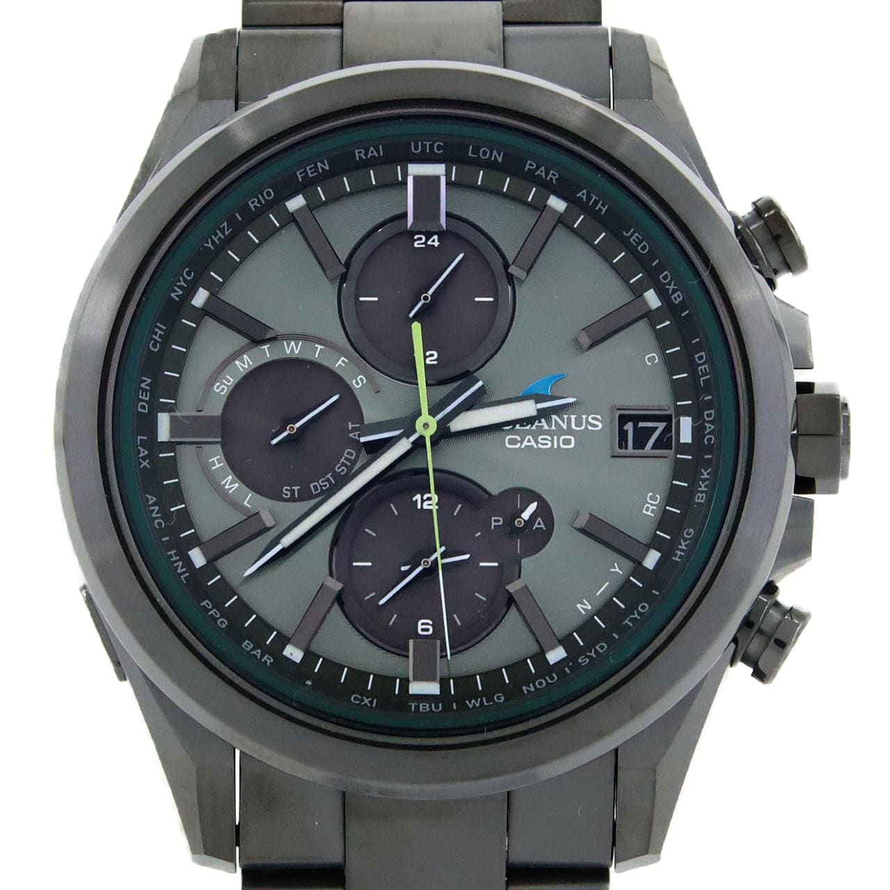 カシオ オシアナス 電波時計 OCW-T4000BA-1A3JF TI ソーラークォーツ